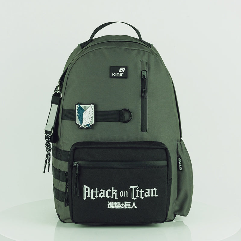 Batoh školní studentský Kite pro chlapce Attack on Titan zelený