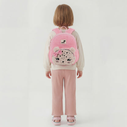 Batoh předškolní Kite Kids Pretty Kitty plyšový růžový pro dívku s oušky