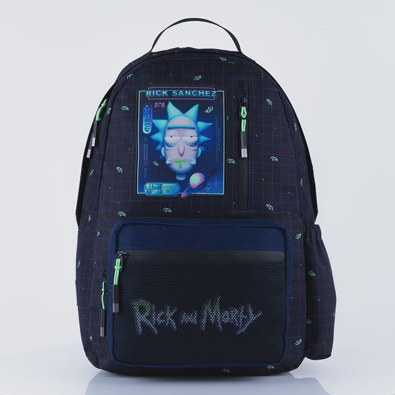 Batoh školní pro teenagerku teenagerský modrý Kite Rick and Morty