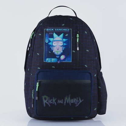 Batoh školní pro teenagerku teenagerský modrý Kite Rick and Morty
