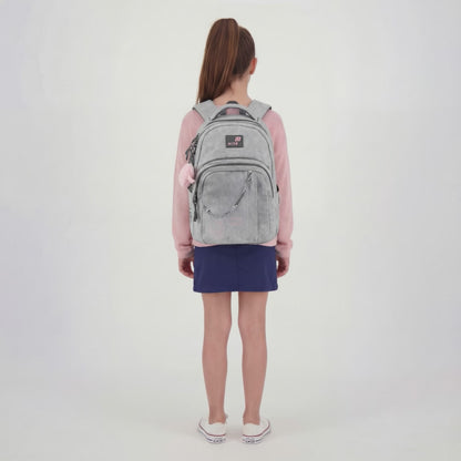 Stylový batoh pro mládež školní Kite Hello Kitty s řetízkem a přívěskem 9–12 let