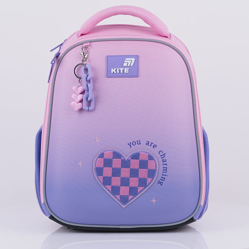 Aktovka školní ortopedická pro dívku do 1 třídy Charming