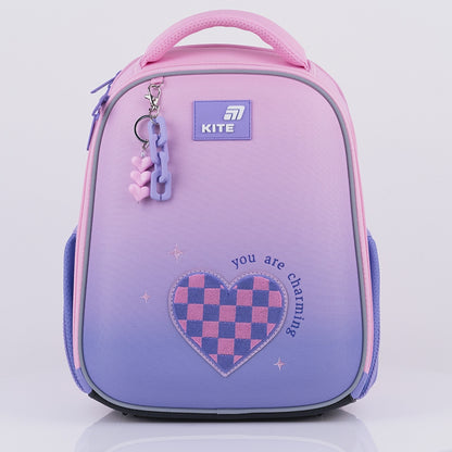 Aktovka školní ortopedická pro dívku do 1 třídy Charming
