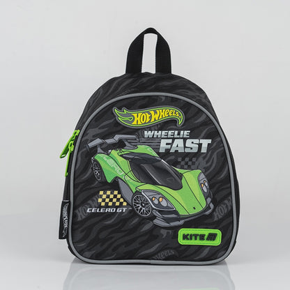 Batoh předškolní pro chlapce 2-5 let s hrudním pásem Hot Wheels Kite