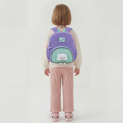 Batoh předškolní Kite Kids Little Cute pro dívku s plyšovým obláčkem a přívěskem