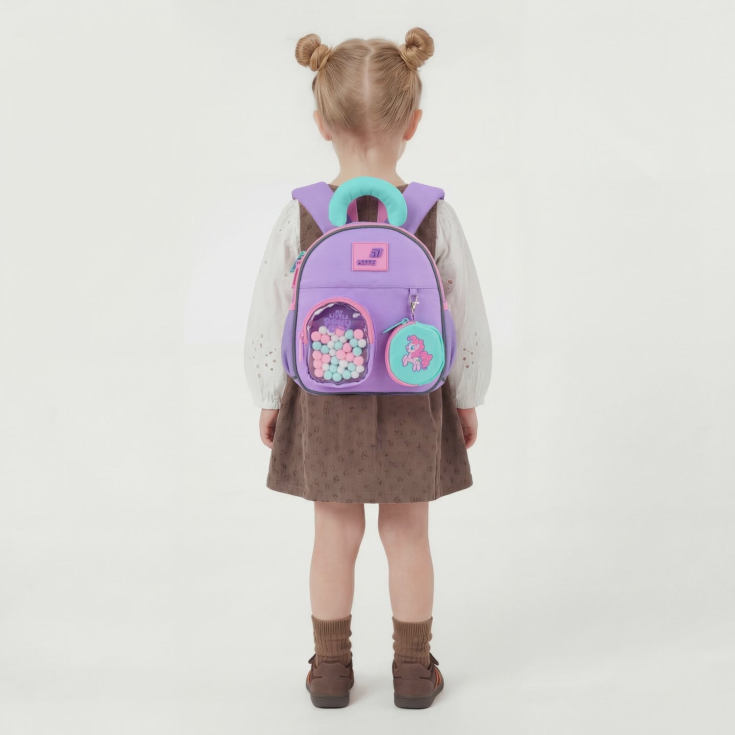 Batoh předškolní Kite My Little Pony pro dívky fialový s peněženkou