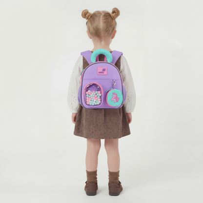 Batoh předškolní Kite My Little Pony pro dívky fialový s peněženkou
