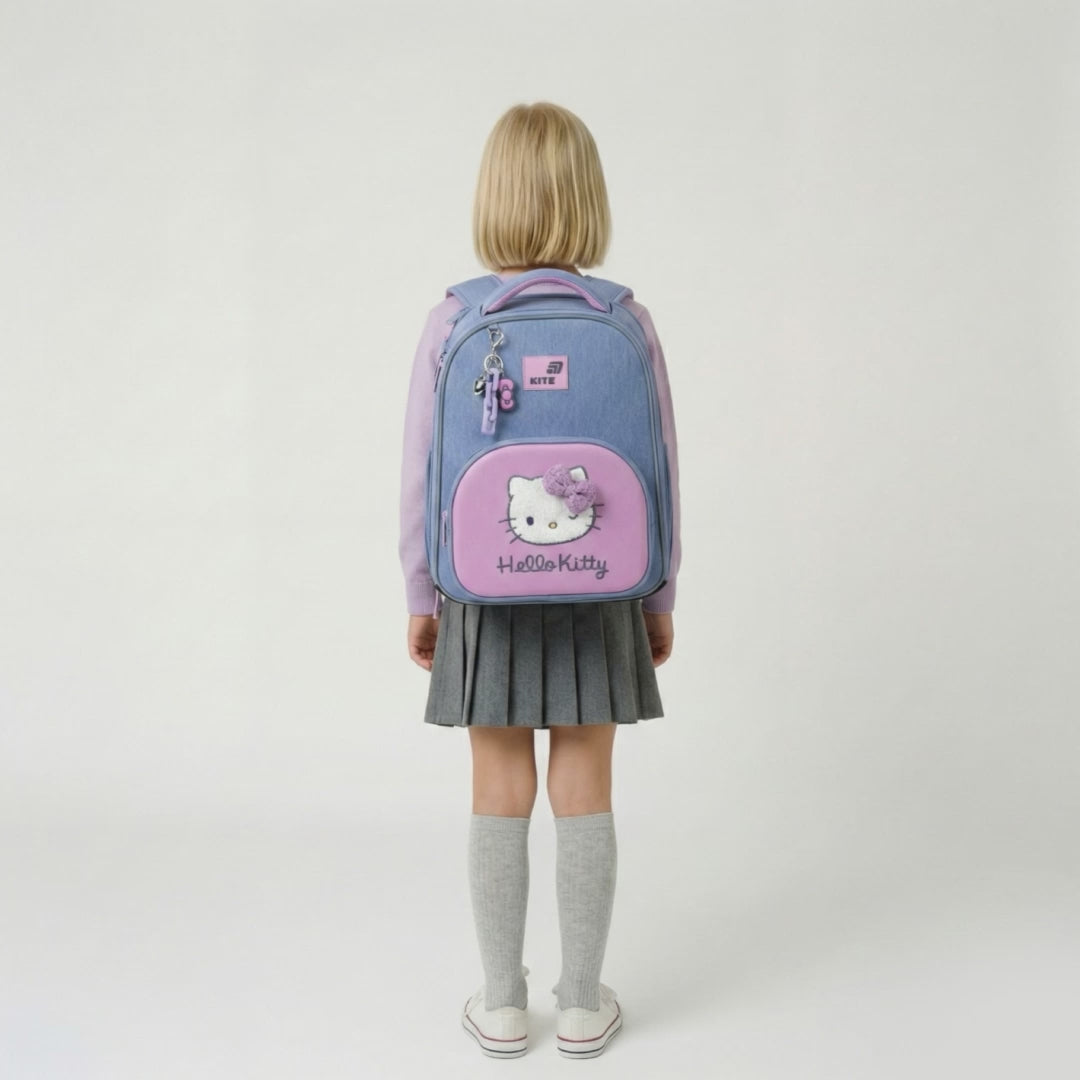 Aktovka ortopedická školní pro dívky 6–12 let Kite Hello Kitty