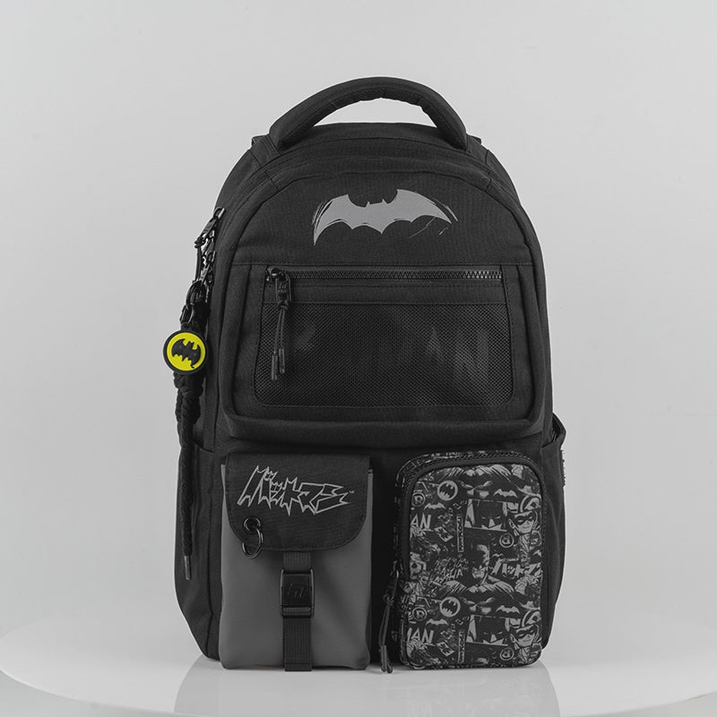 Batoh studentský školní pro chlapce 9–12 let černý DC Batman Kite