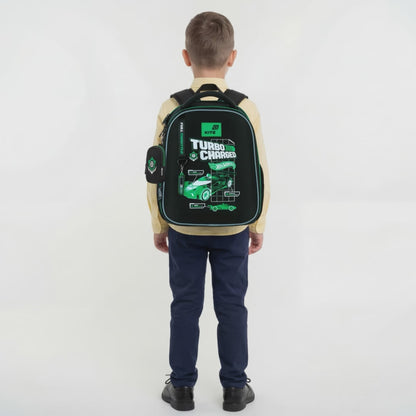 Školní aktovka ortopedická pro chlapce 6-8 let Hot Wheels