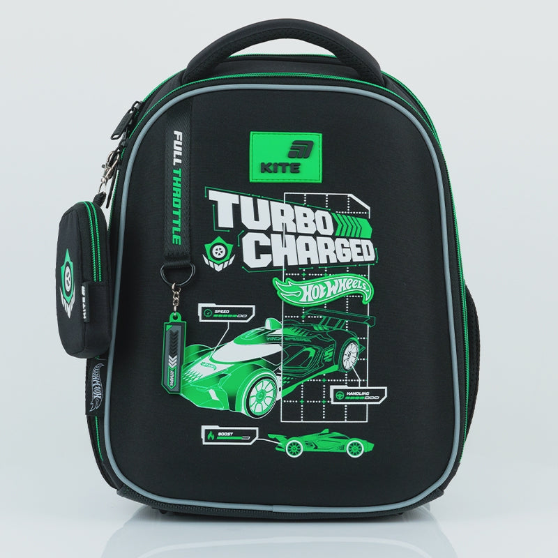 Školní aktovka ortopedická pro chlapce 6-8 let Hot Wheels