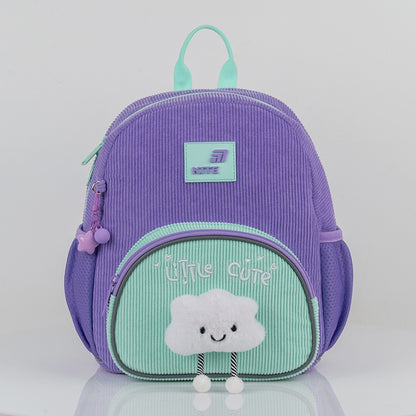 Batoh předškolní Kite Kids Little Cute pro dívku s plyšovým obláčkem a přívěskem