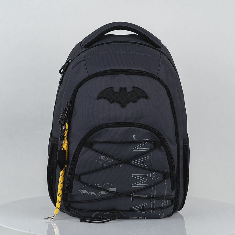 Batoh školní Kite DC Batman ortopedický šedý pro chlapce svítící