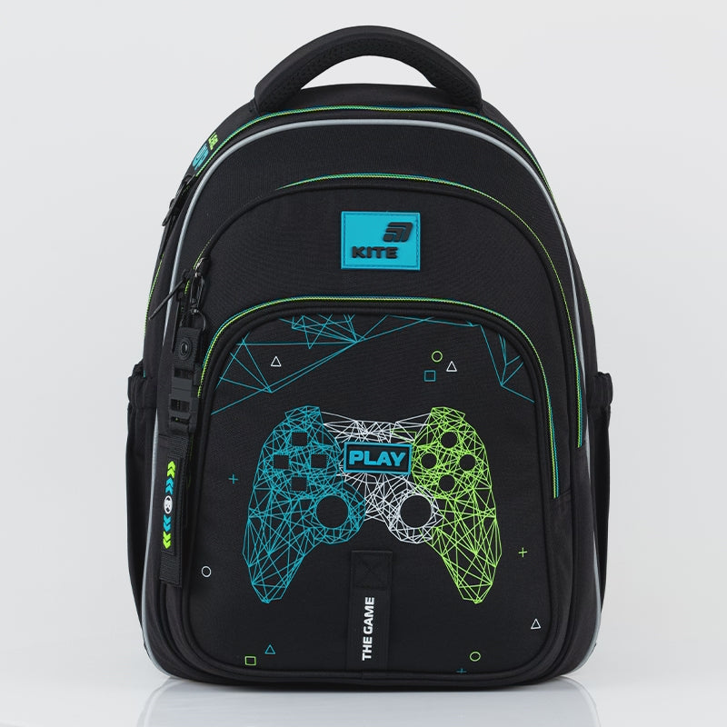 Batoh školní ortopedický Kite pro chlapce 9-12 let ergonomický černý